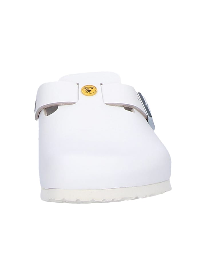 Birkenstock Pantoletten Boston ESD in weiß günstig kaufen