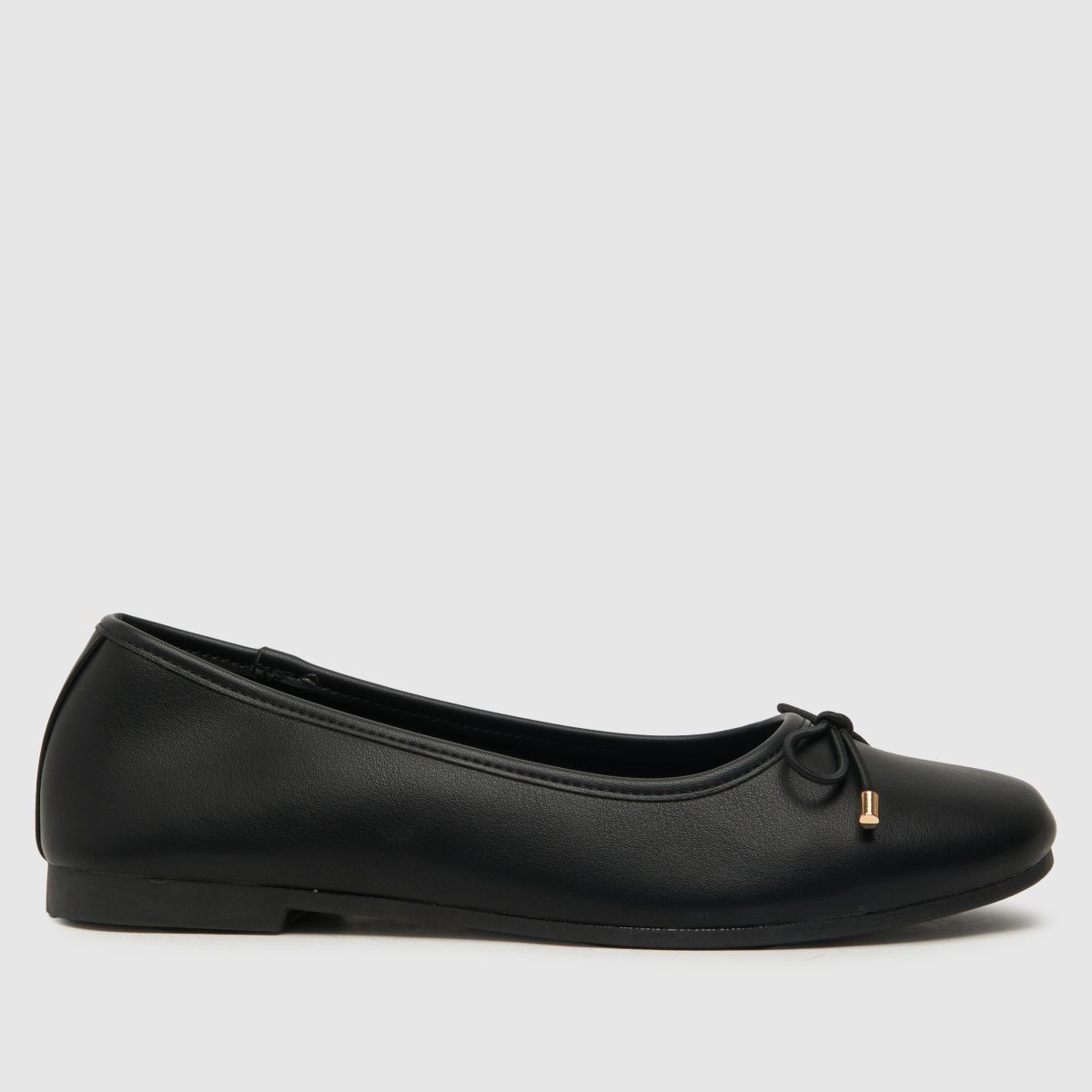 Črni ravni čevlji schuh leanne
