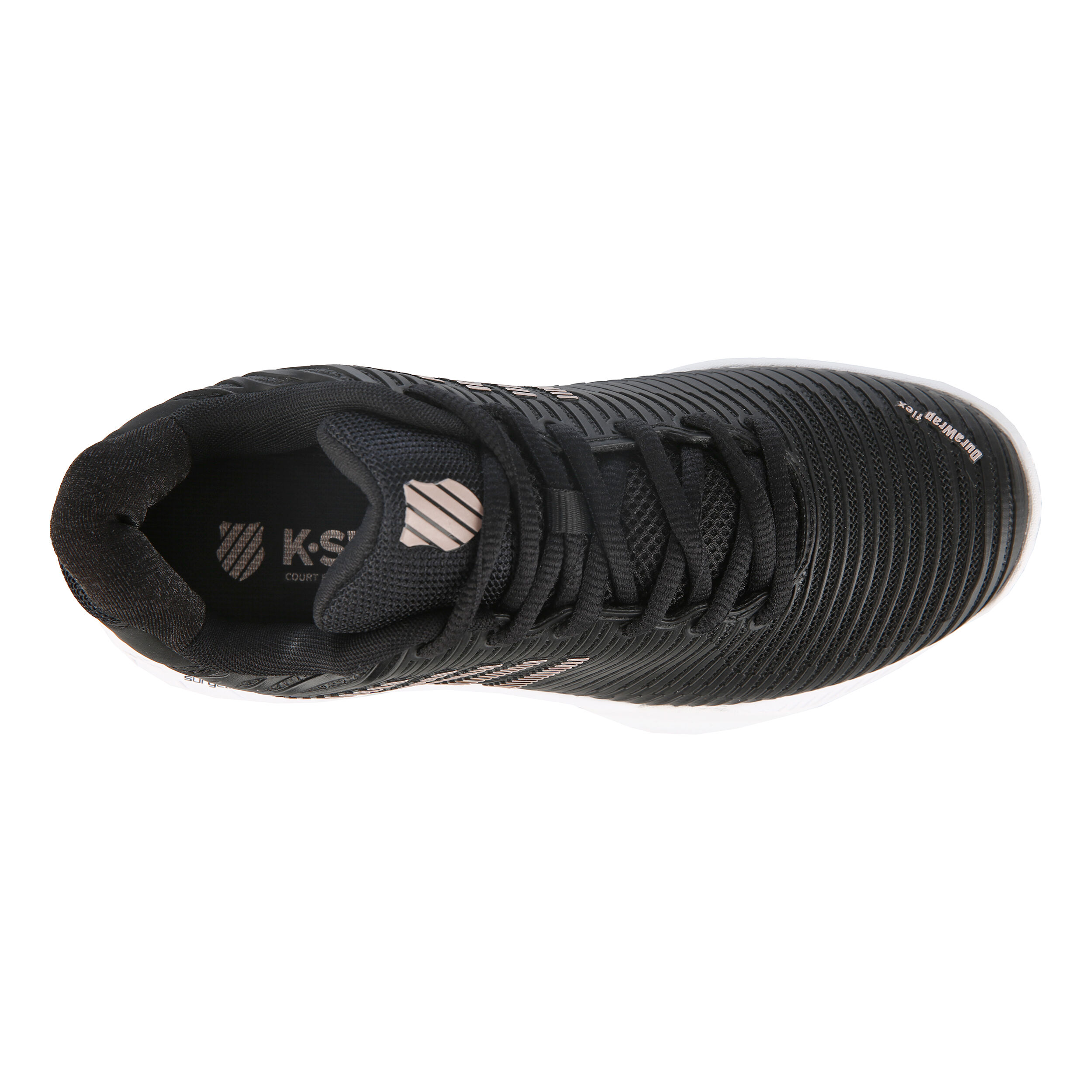 Hypercourt Express 2 Sandplatzschuh Damen - Schwarz, Gold