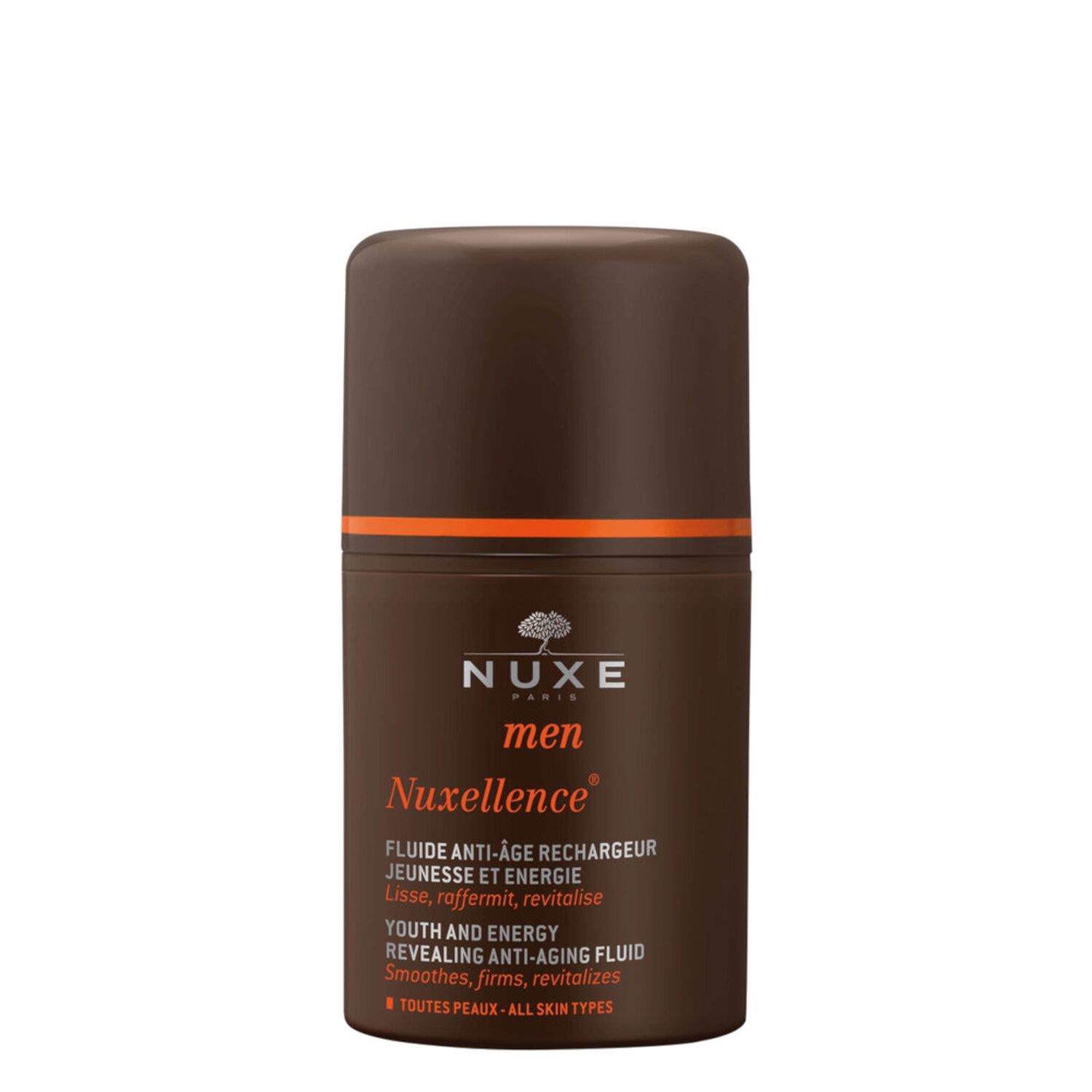 Nuxe Nuxellence Fluide anti-âge rechargeur jeunesse et energie Homme Nuxe Men - Toutes peaux - 50ml