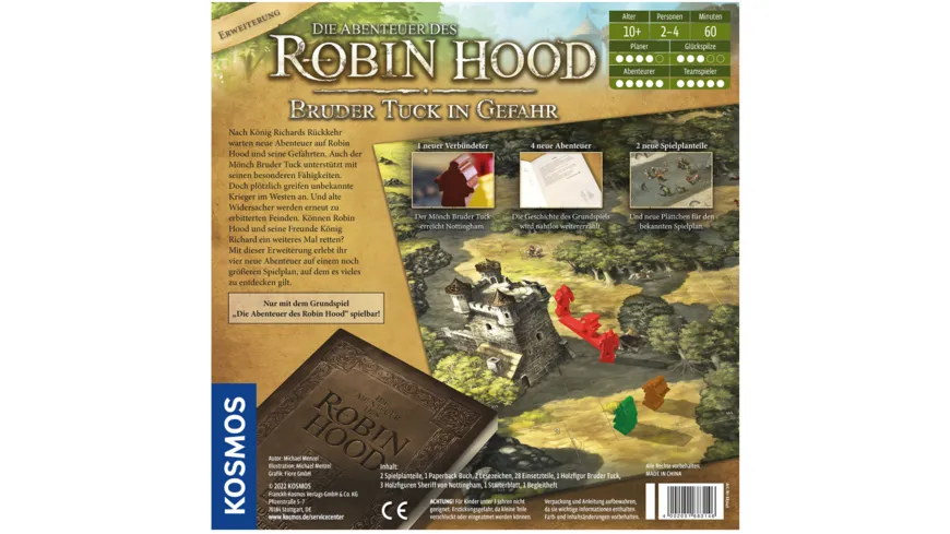 KOSMOS - Die Abenteuer des Robin Hood - Bruder Tuck in Gefahr, Erweiterung