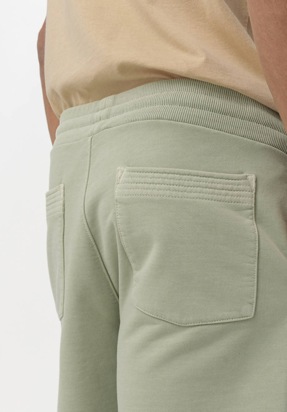 Sweatshorts mineralgefärbt aus reiner Bio-Baumwolle