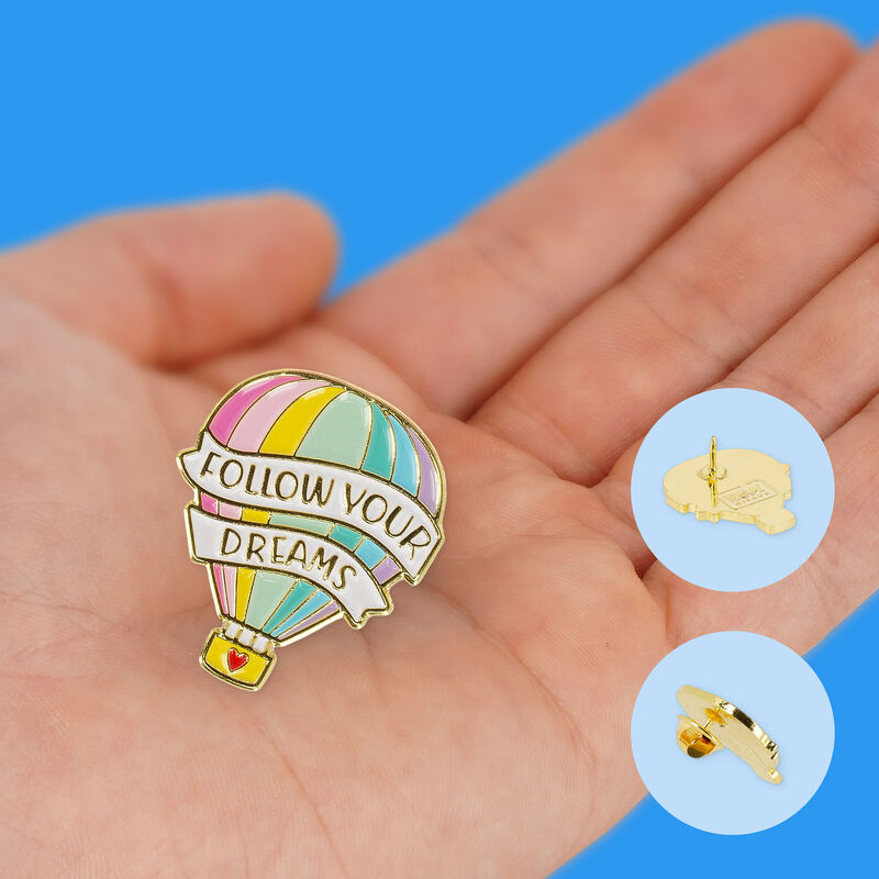Pin de solapa de metal esmaltado - ¡Exhibe tu estilo!