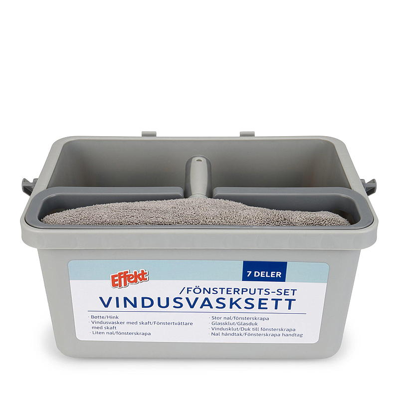 Effekt Vindusvasksett 7 deler, Effekt