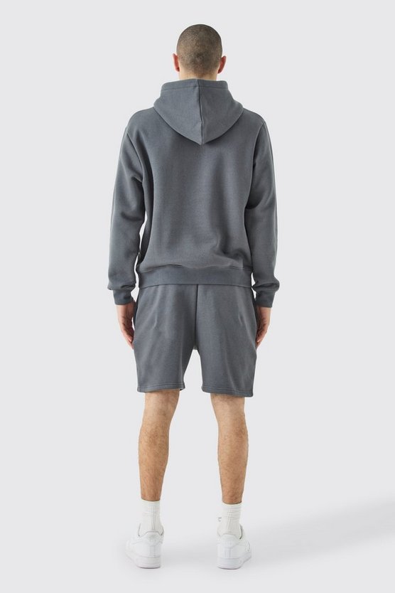 Kurzer kastiger Man Hoodie-Trainingsanzug