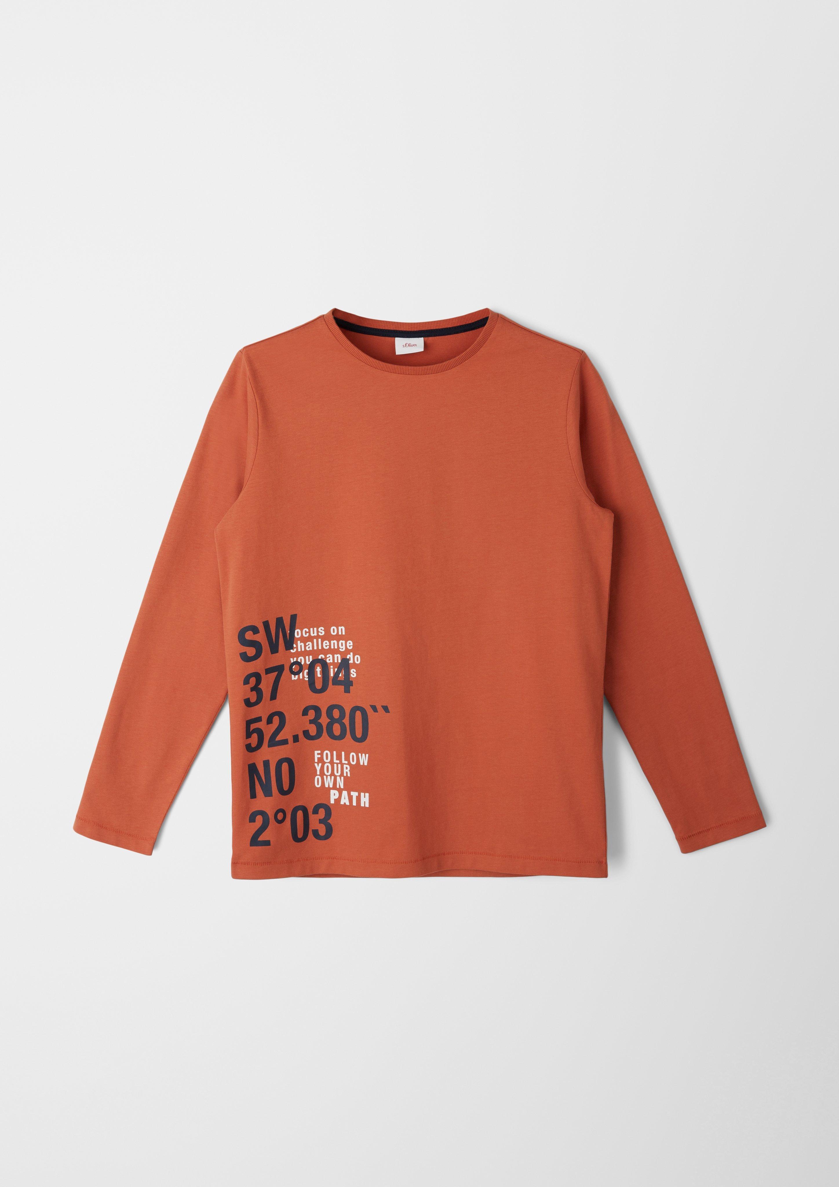 Langarmshirt mit Schriftprint  2118746-2706