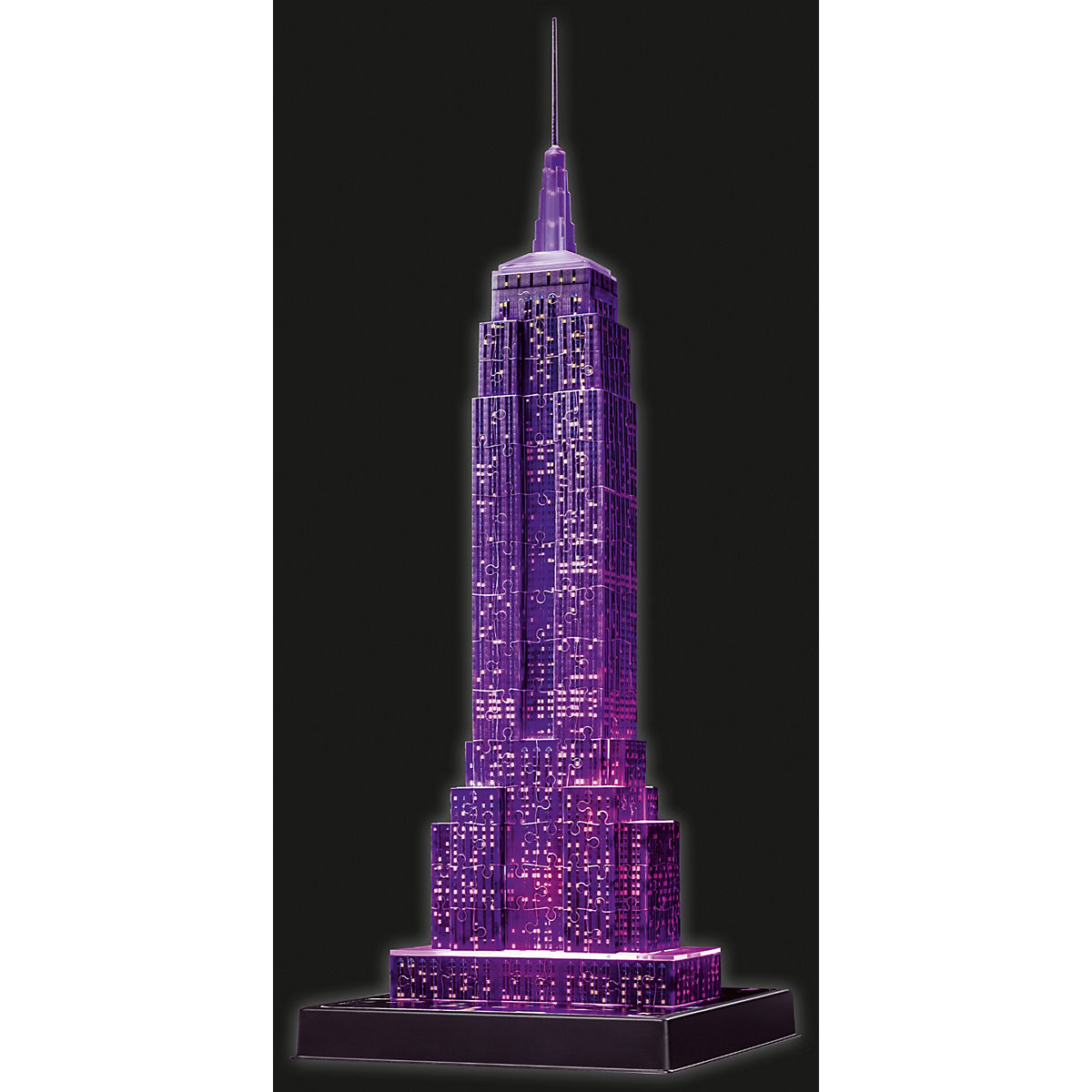 3D-Puzzle Night mit LED, H49 cm, 216 Teile, Empire State Building bei Nacht