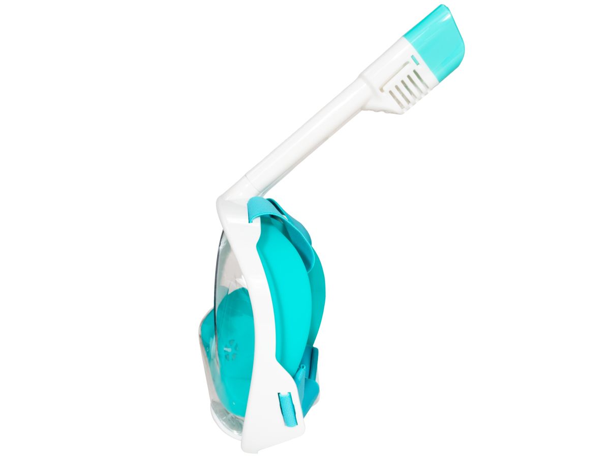 Atlantis Full Face Mask Weiß L/XL Erwachsene Schnorchelmaske