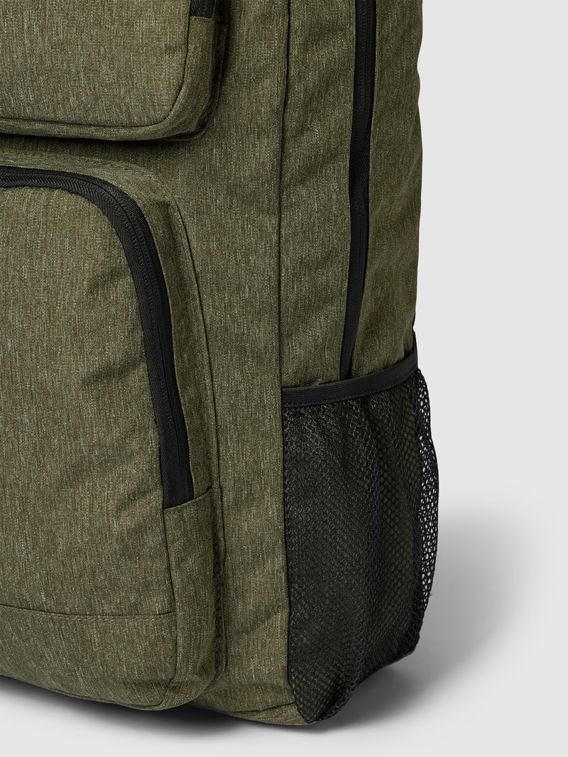 Rucksack mit Label-Patch in khaki