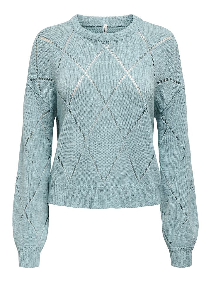 ONLY Pullover in Hellblau günstig kaufen