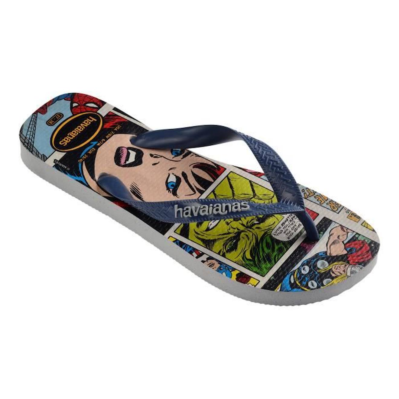 Tong à Enfiler Enfant Havaianas Top Marvel CL blanc