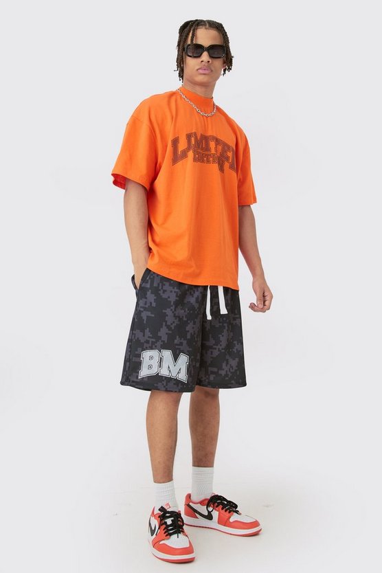 Oversize Limited Edition T-Shirt & Basketball-Shorts