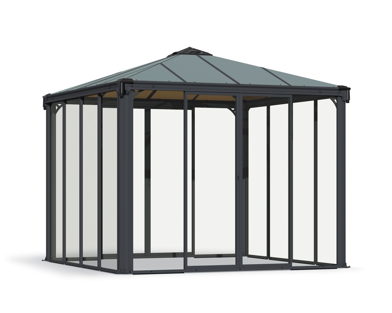 Canopia by Palram Ledro 3x3 geschlossener Pavillon, anthrazit, bronze