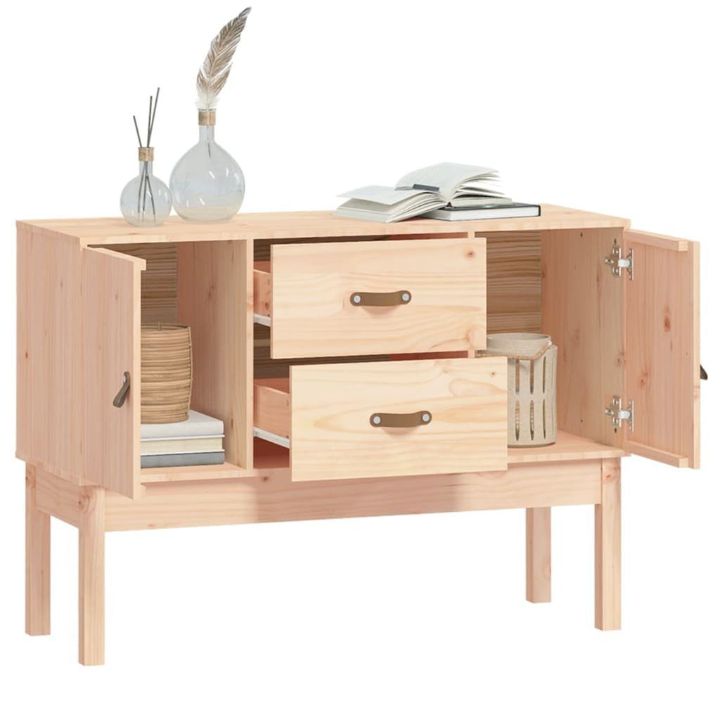 vidaXL Sideboard Sideboard 110x40x78 cm Massivholz Kiefer (1 St)