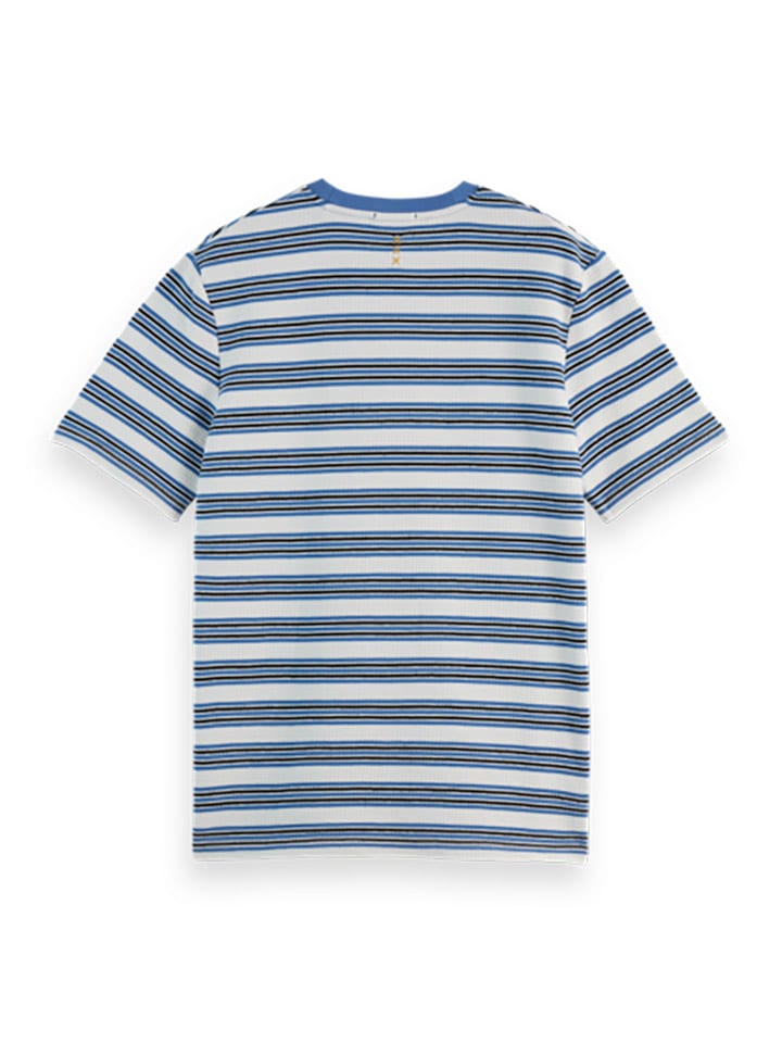 Scotch & Soda Shirt in Blau/ Weiß günstig kaufen