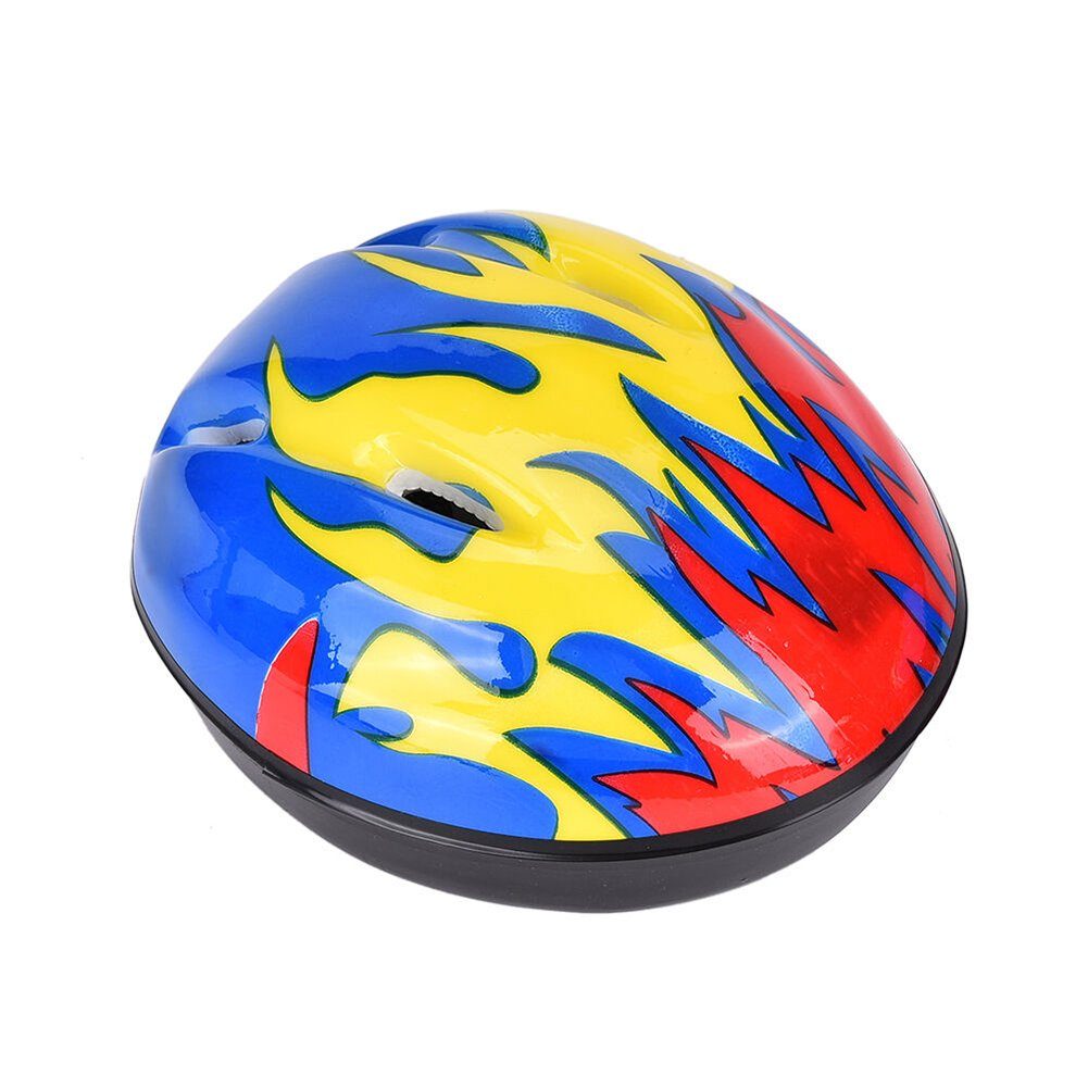 farfi Kinderfahrradhelm 7 Teile/Satz Kinder-Sport-Anti-Schock-Helm mit Schutzausrüstung, Atmungsaktiv,stoßfest,Komfortabel