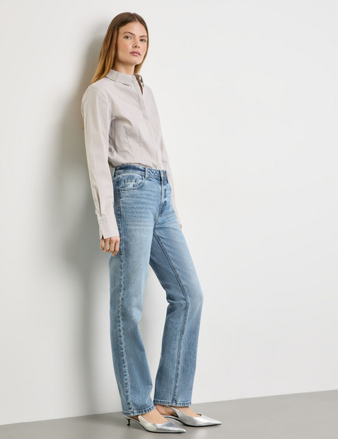 Jeans mit geradem Bein Straight