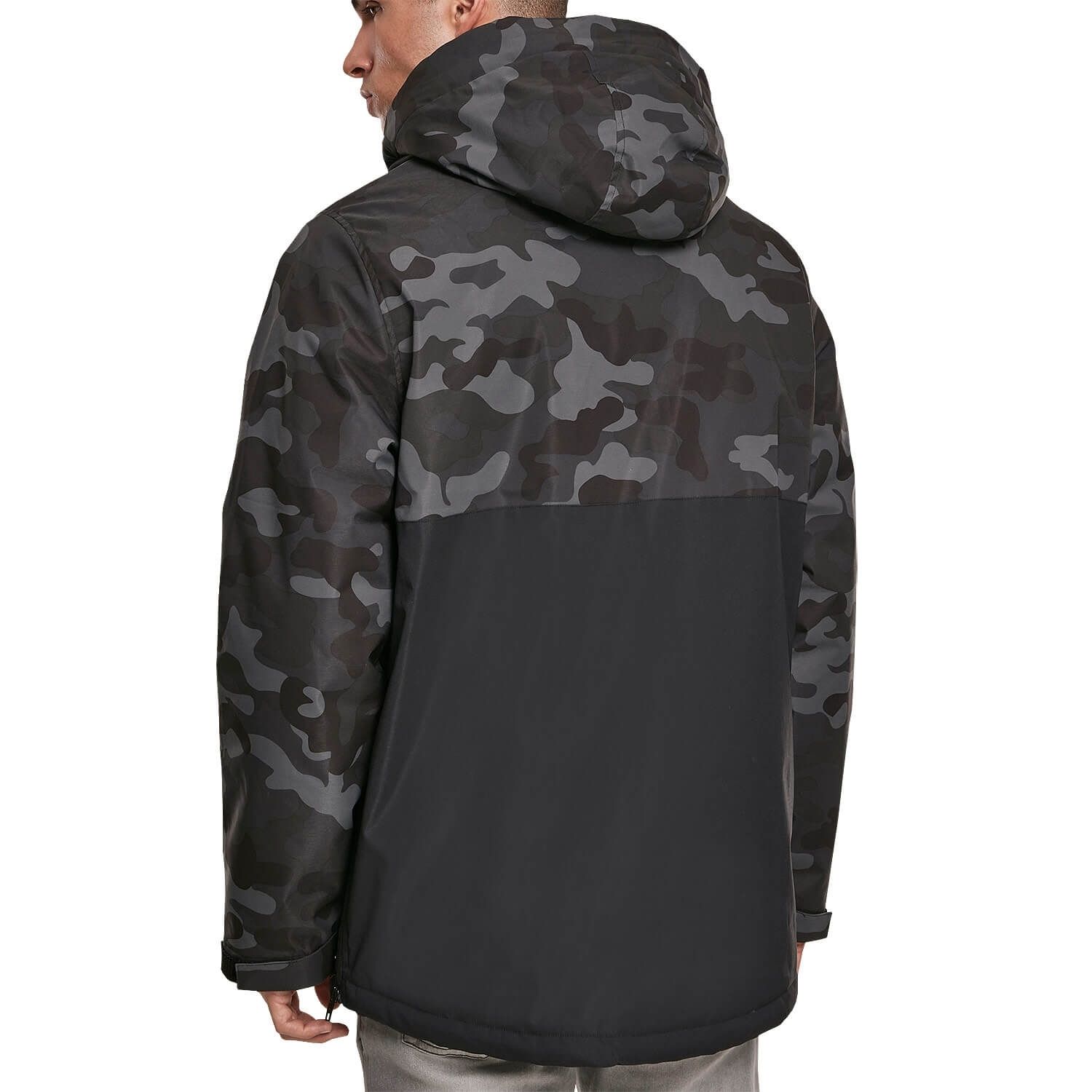 Camo Mix Pull Over Jacket