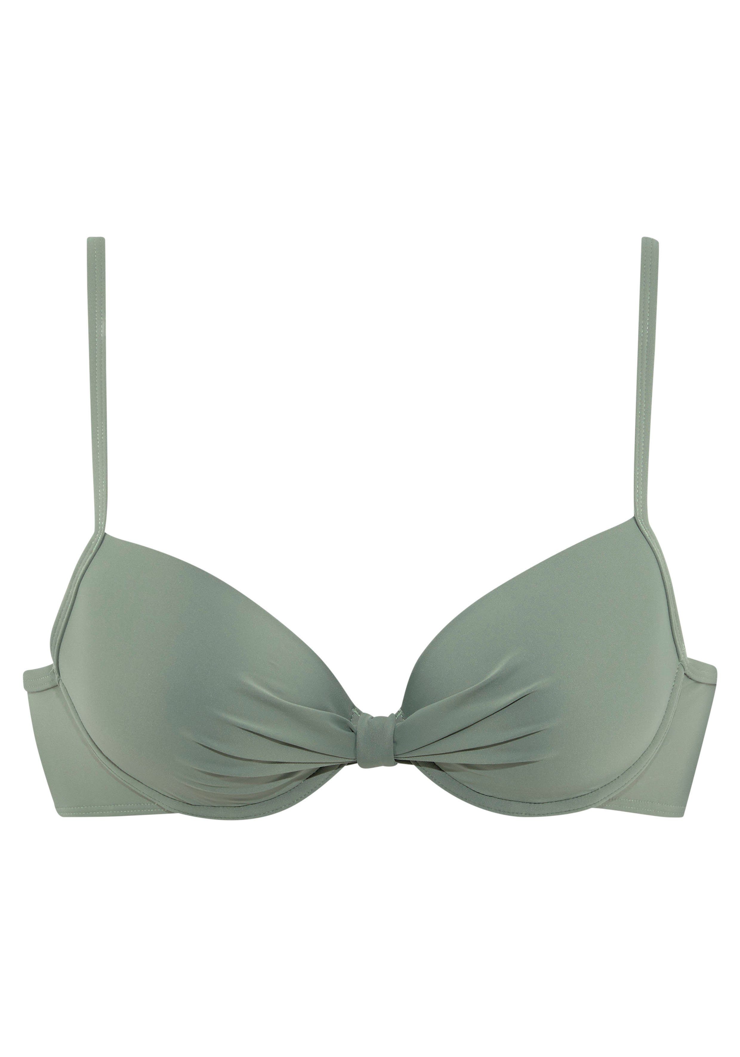 s.Oliver Bügel-Bikini-Top Spain, mit geraffter Mitte