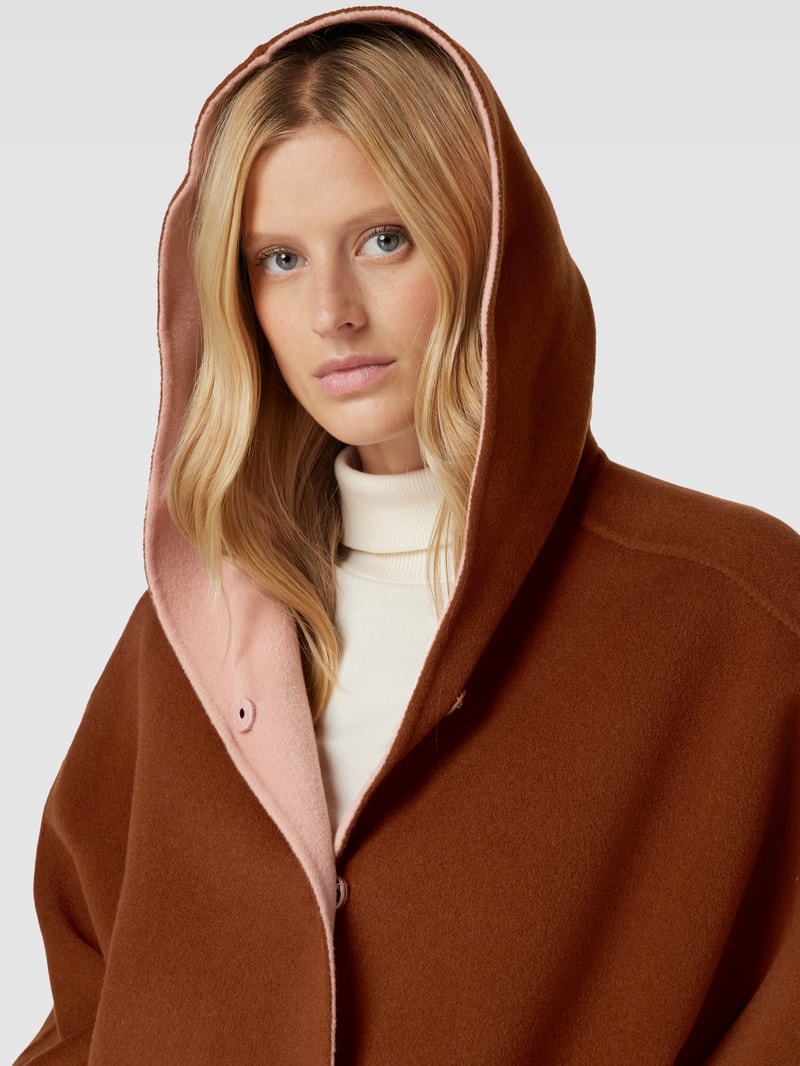 Jacke mit Druckknopfleiste Modell 'MAGNO' in lachs