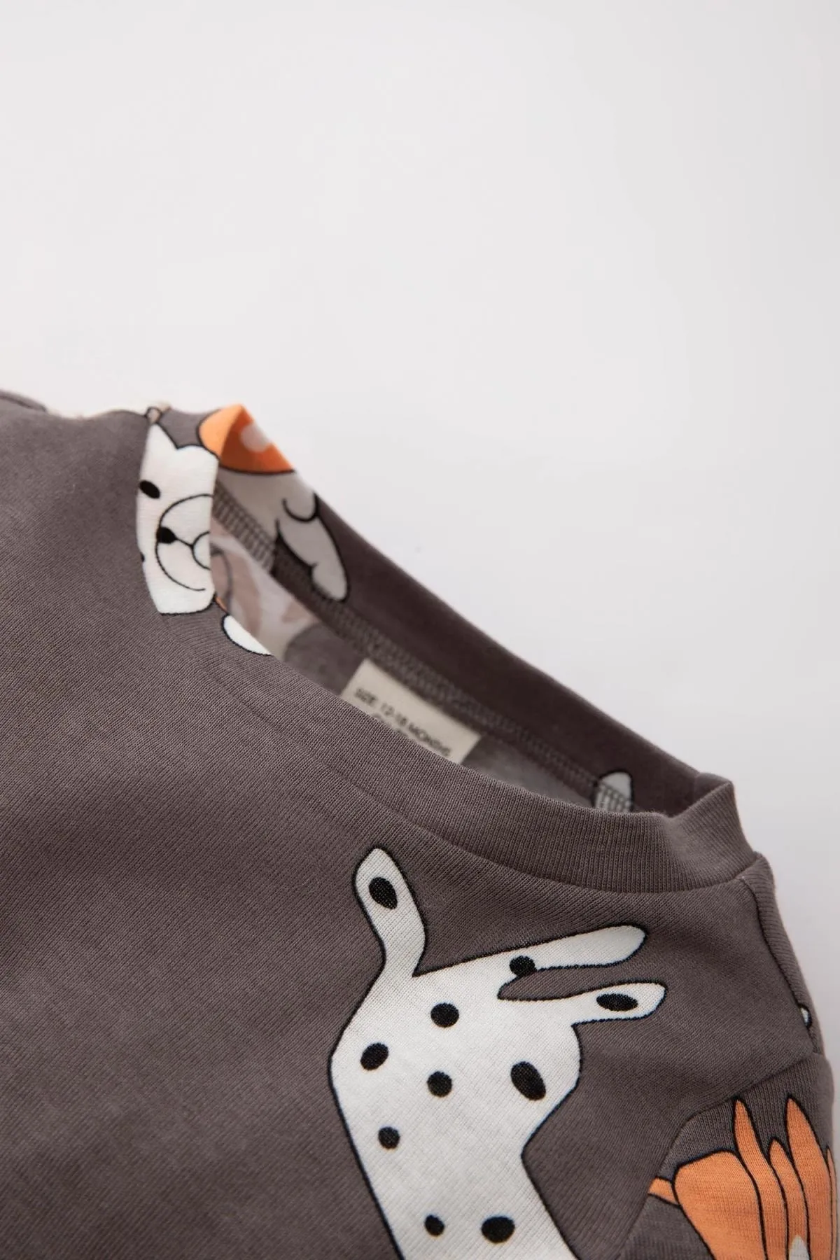 DeFacto  Gemustertes Langarm-Pyjama-Set für Babys