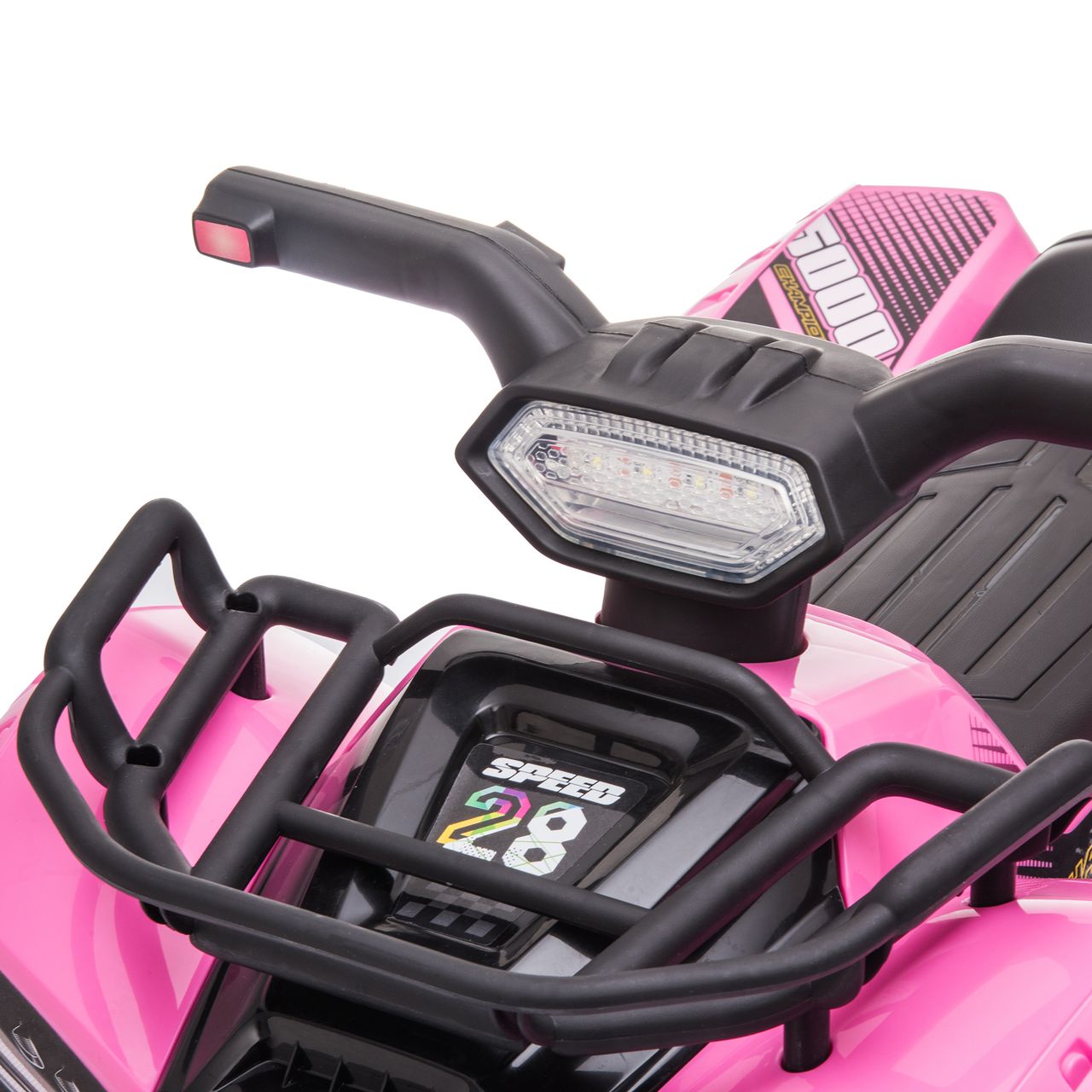 HOMCOM Mini Elektro-Quad Kinder Elektro ATV Kinderwagen Kinderauto Rosa