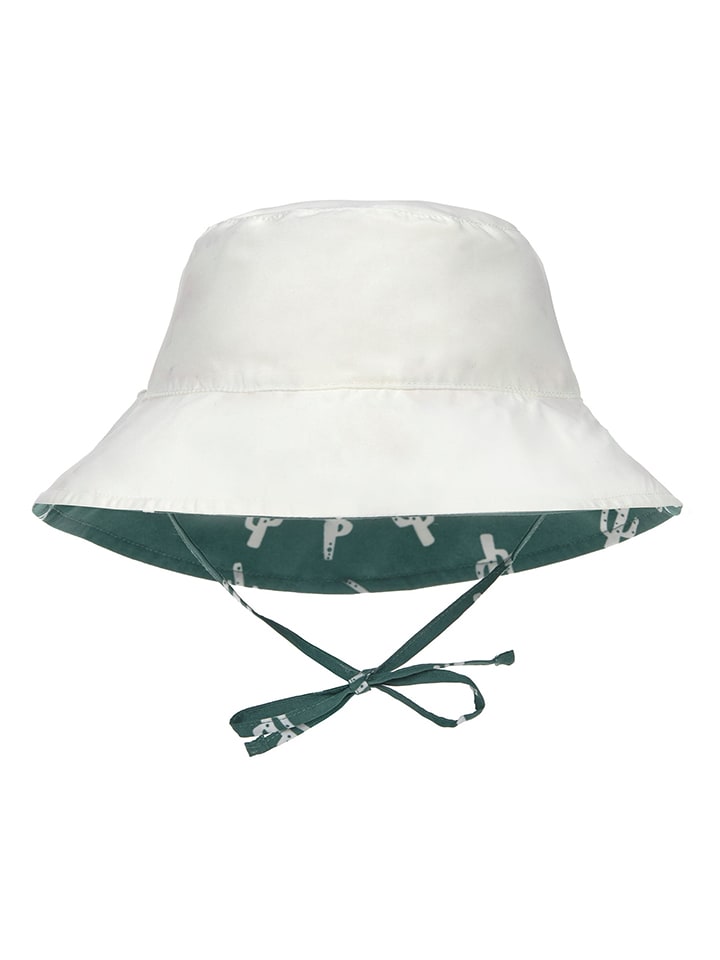 Lässig Wende-Sonnenhut in Grün/ Weiß günstig kaufen