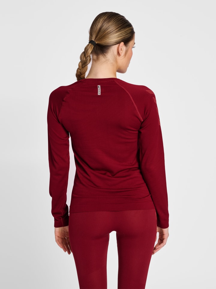 Hummel Hummel T-Shirt Raglanärmel Hmlongrid Damen in RHUBARB/NASTURTIUM günstig kaufen