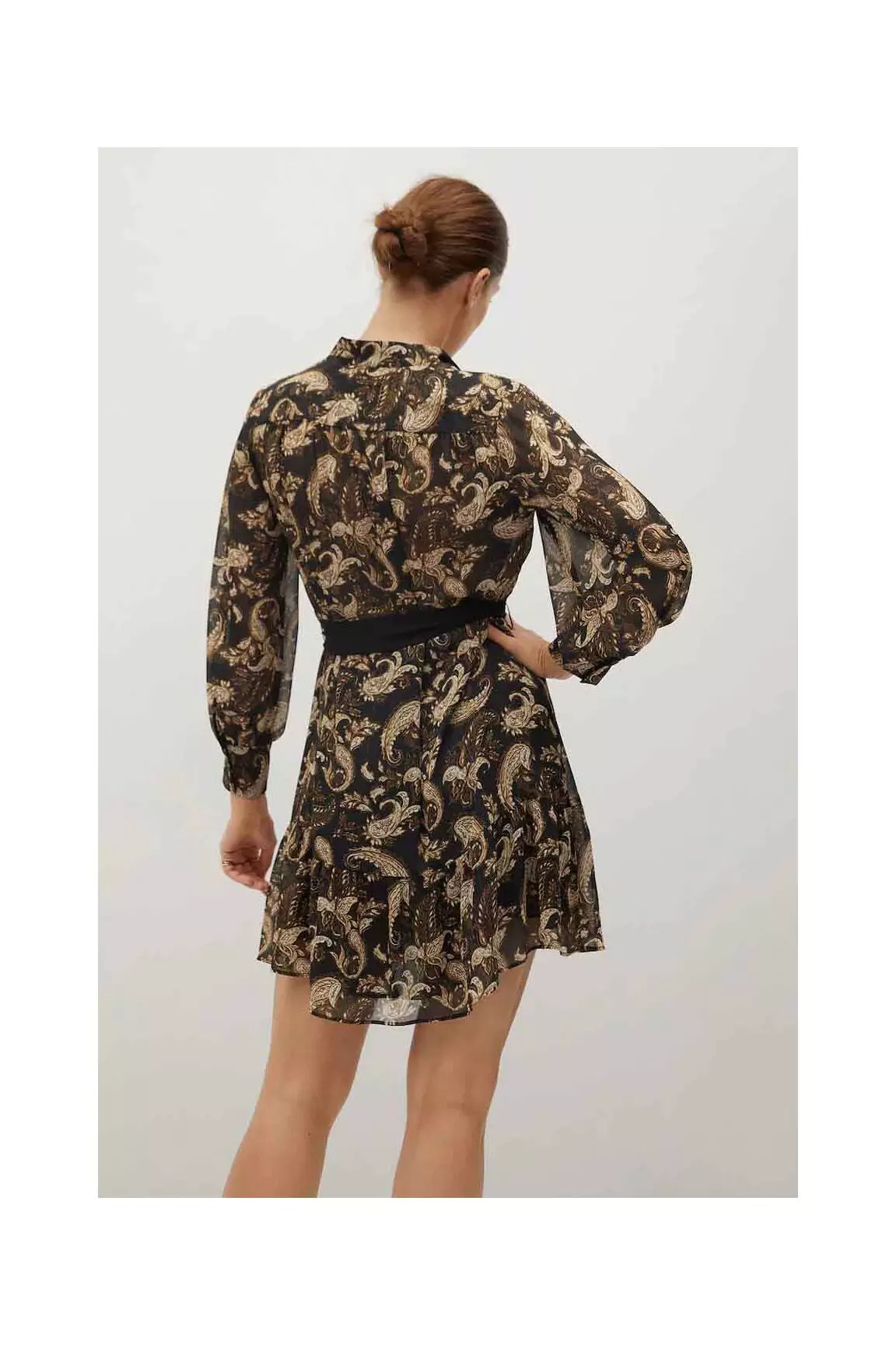 Mango Robes Mi Longues Femme couleur noir