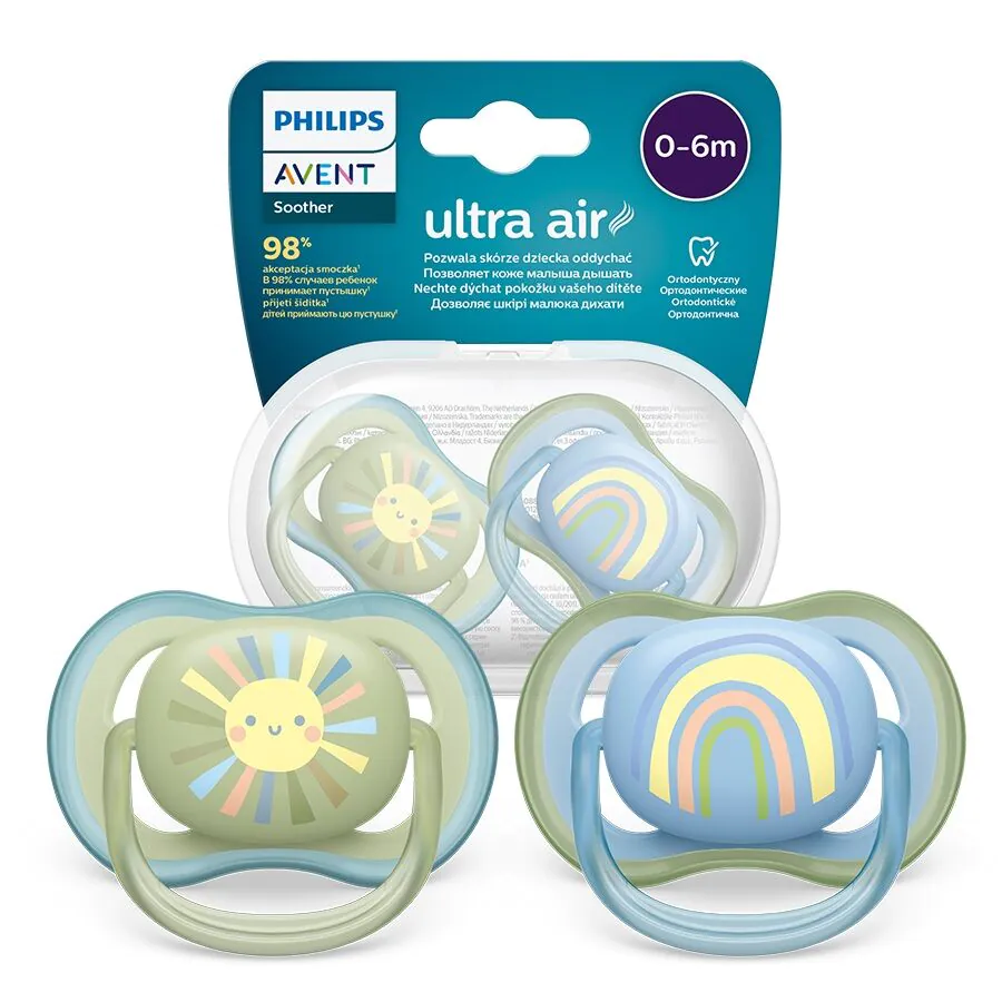 Πιπίλα Avent Ultra Air 0-6 μηνών, unisex