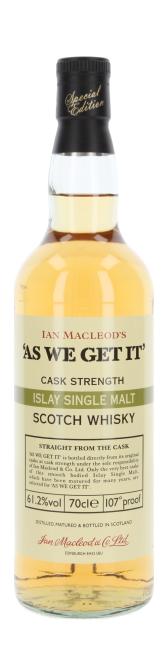 As We Get It! Islay 0,7 l·61,2 % vol