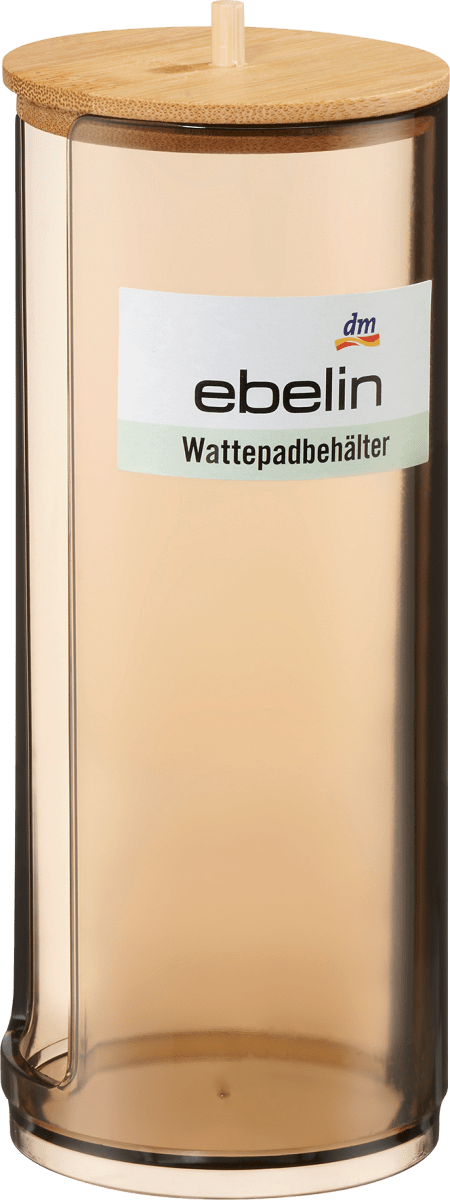 Wattepadspender mit Bambusdeckel, 1 St