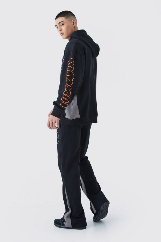 Oversize Trainingsanzug mit Print