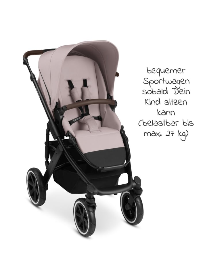 ABC-Design Kombi-Kinderwagen Salsa 4 Air - inkl. Babywanne & in rosa,schwarz günstig kaufen onesize