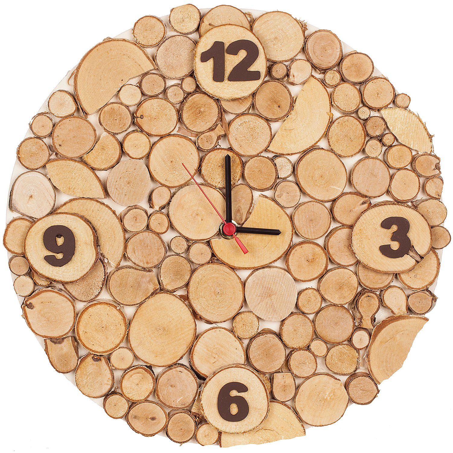Birkenscheiben, 11–13 cm, 15 Stück