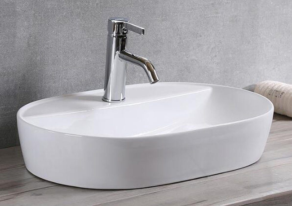 Preero Aufsatzwaschbecken Preero 51x38,5cm,Aufsatzwaschbecken oval,Waschbecken aufsatz, Aufsatz Waschbecken, Keramikwaschbecken, oval