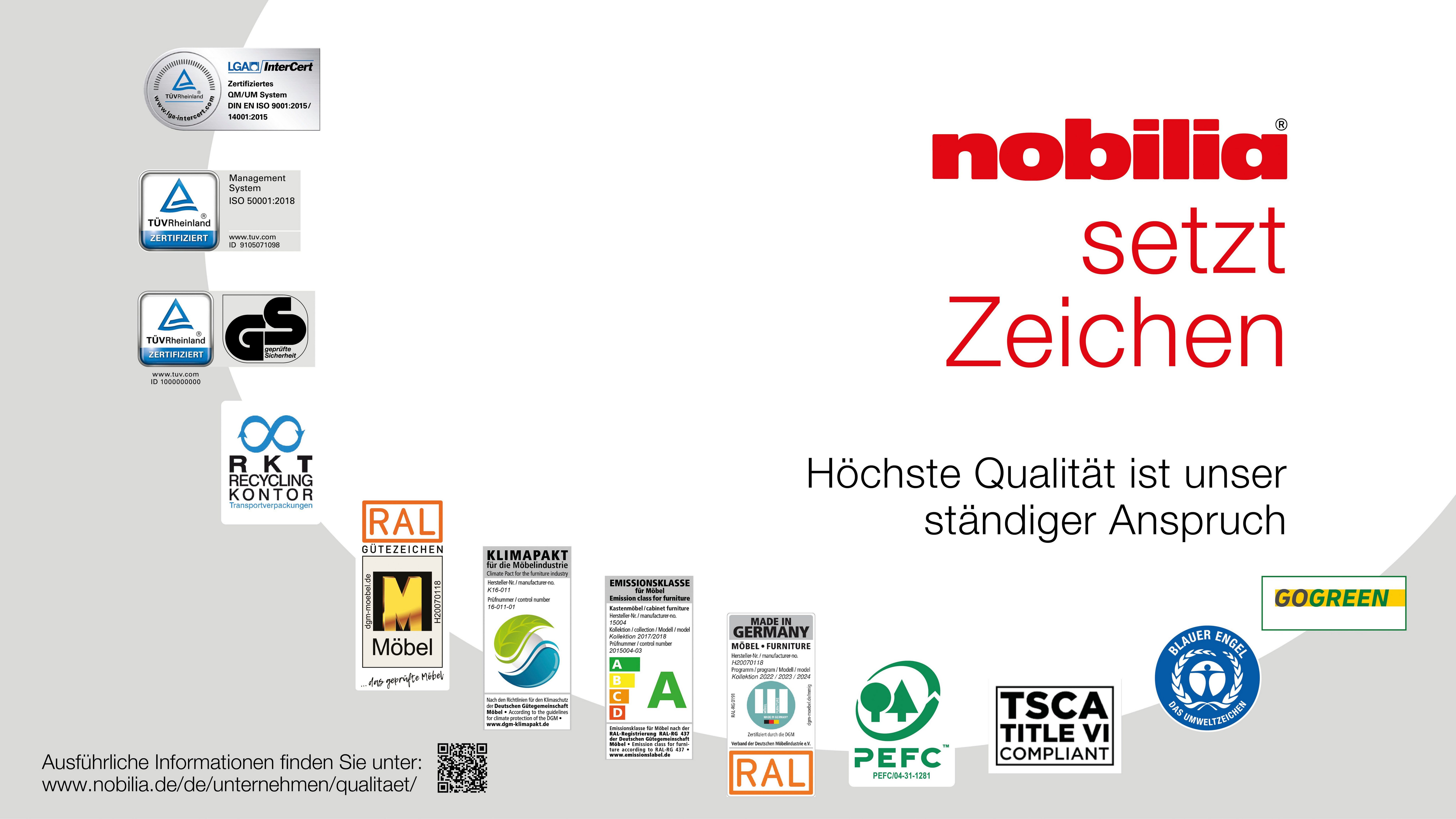 nobilia® Frontblende 
