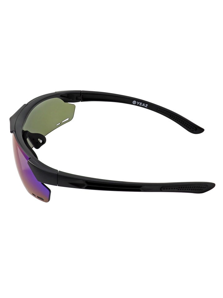 YEAZ SUNUP Set Magnet-Sport-Sonnenbrille in mattschwarz günstig kaufen onesize