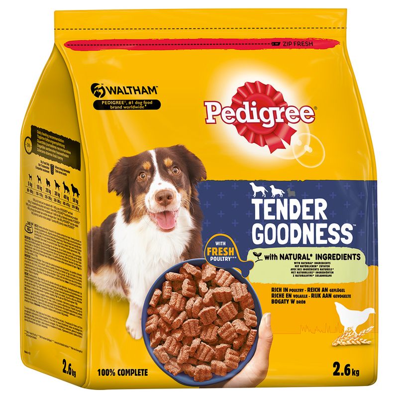 Pedigree Tender Goodness mit Geflügel zu TOP-Preisen | bitiba %