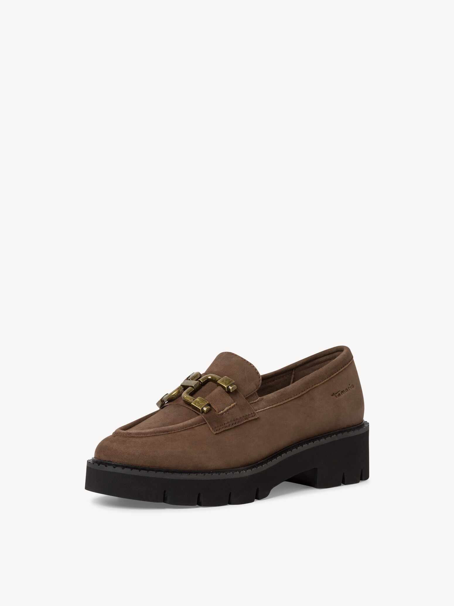 Slipper en cuir - marron