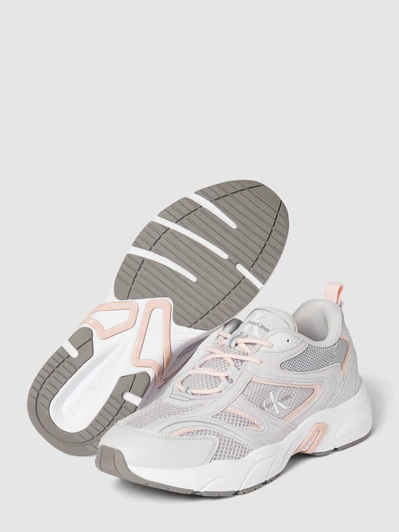 Sneaker mit Label-Detail Modell 'RETRO TENNIS' in beige