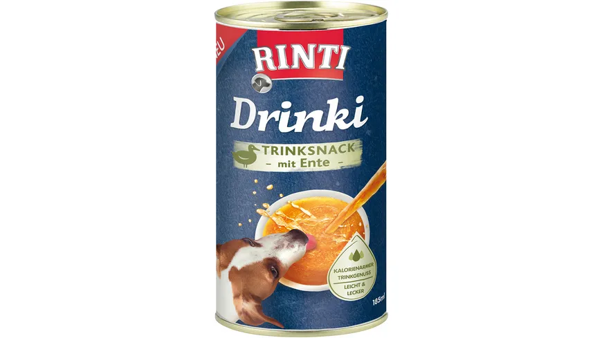 RINTI Hundesnack Drinki Trinksnack mit Ente 185 ml