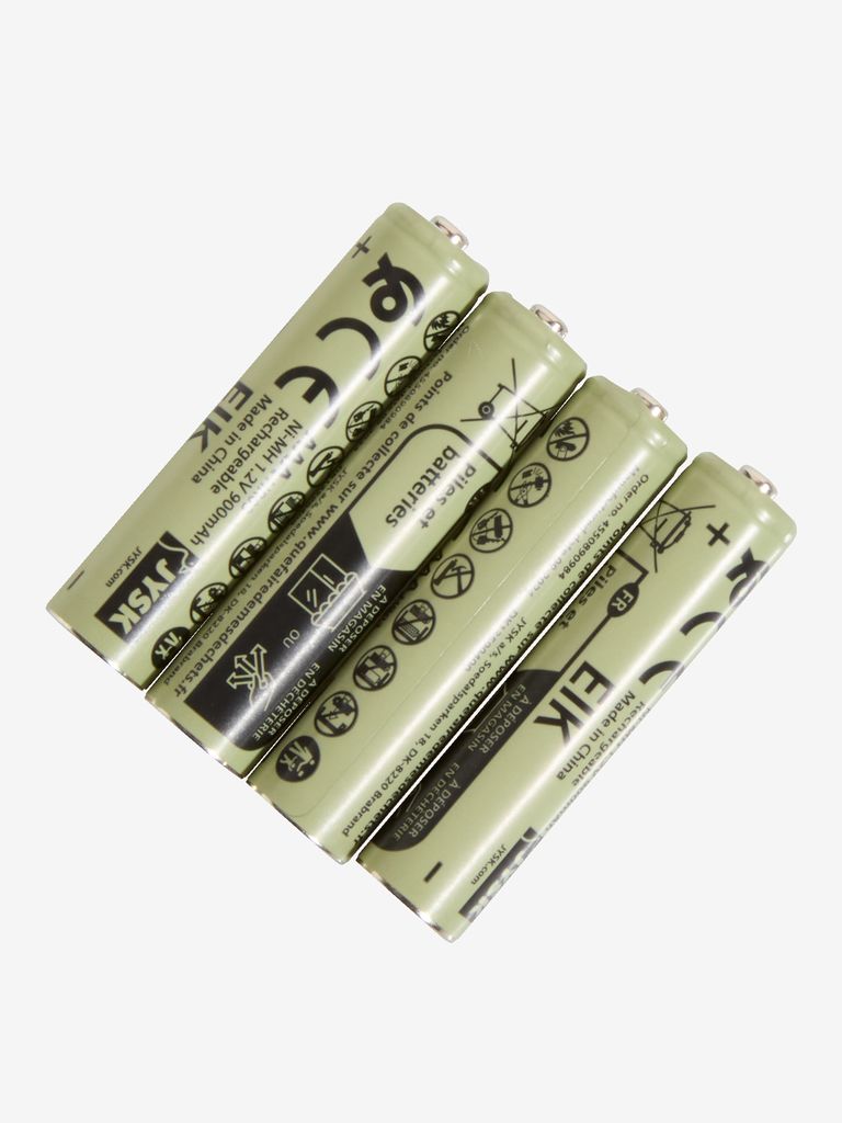 EIK AAA-batterier 4 stk/pakning