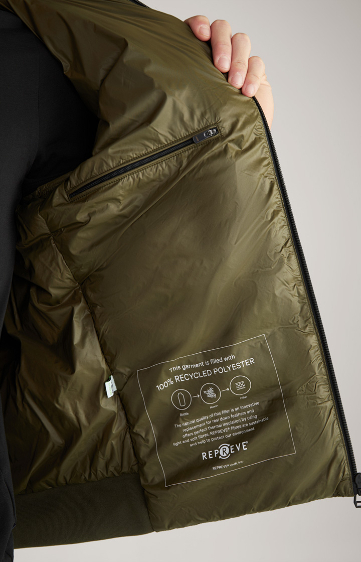 Steppjacke Boros in Dark Green