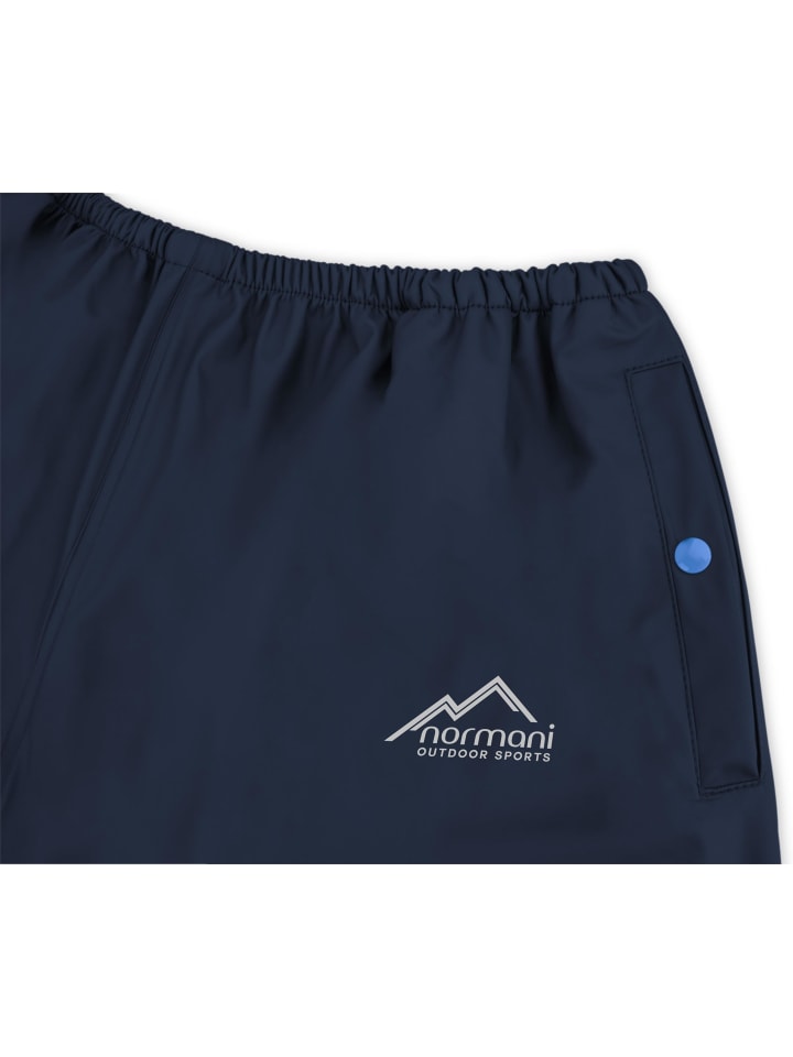 Normani Outdoor Sports Kinder Regenhose York in Blau günstig kaufen