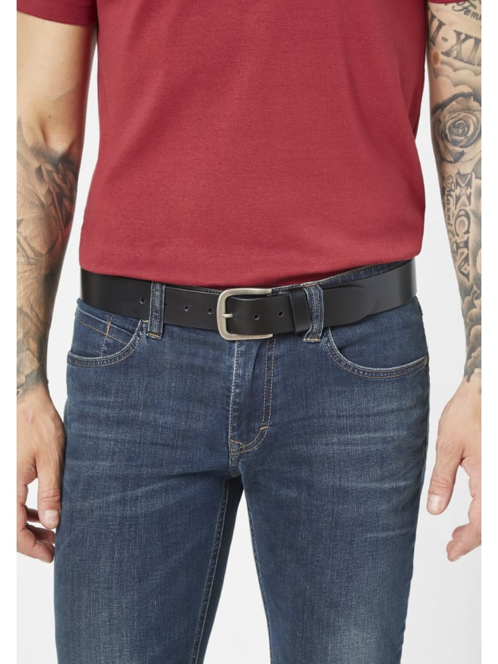 Paddock's Ledergürtel in schwarz günstig kaufen