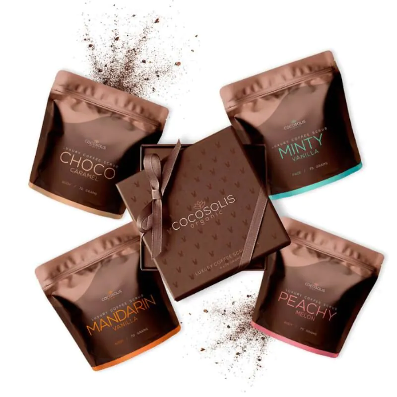 Κουτί καθαρισμού καφέ Cocosolis Luxury 4x70g
