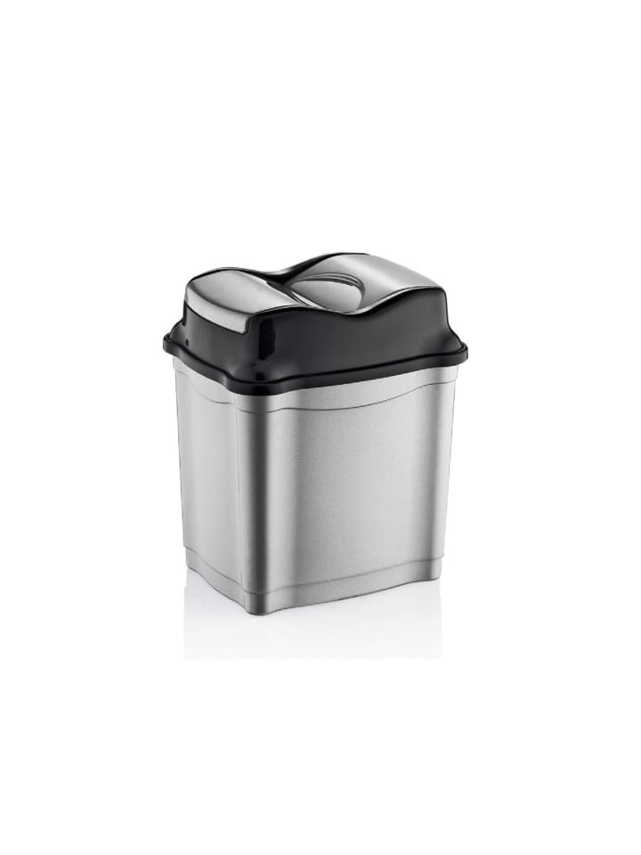 COFI 1453 Moderner Abfalleimer / Mülleimer mit praktischem Push-Deckel in Grau günstig kaufen 16