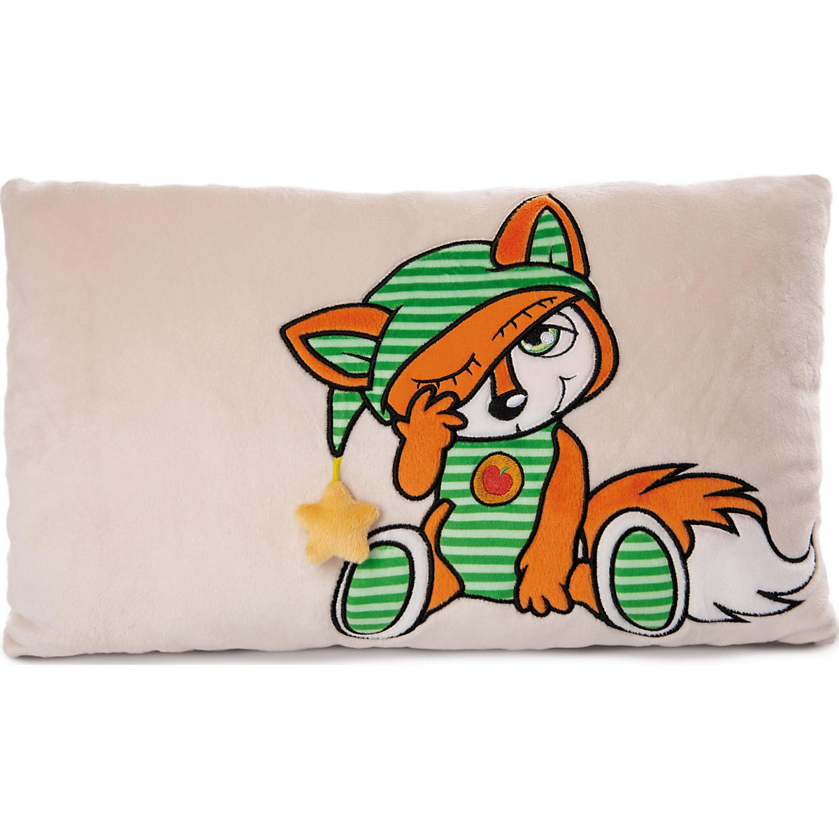 Kissen Schlafmützen Fuchs Finjo, rechteckig, ca. 43 x 25 cm (48431)