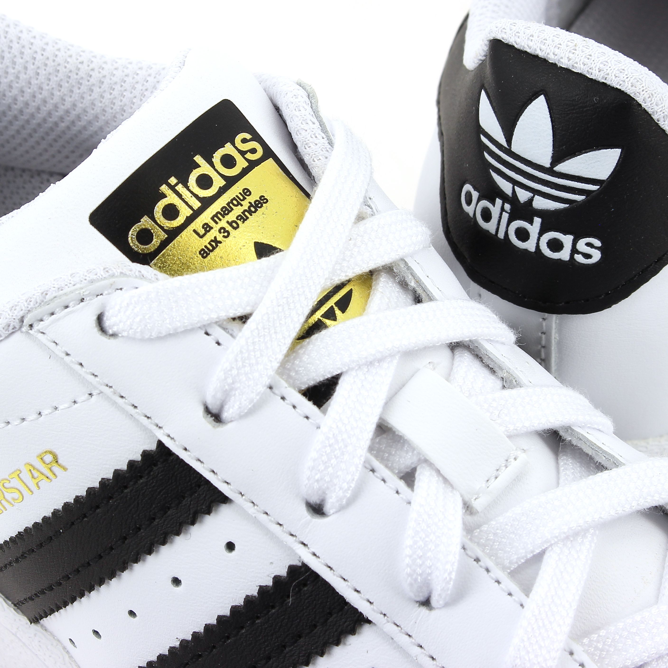 Adidas Originals  SUPERSTAR J - Blanc Noir